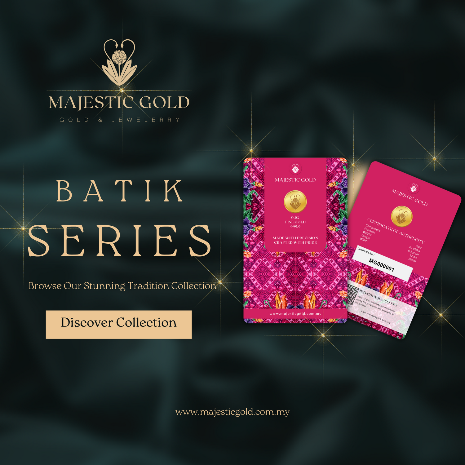 Majestic Gold The Batik Series Collections