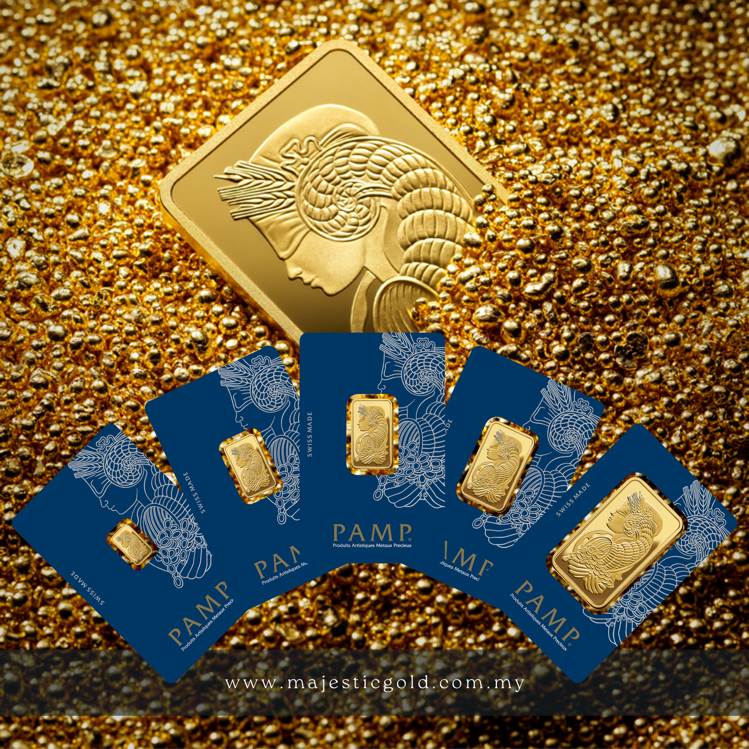 PAMP Suisse Lady Fortuna Minted Bar Collections