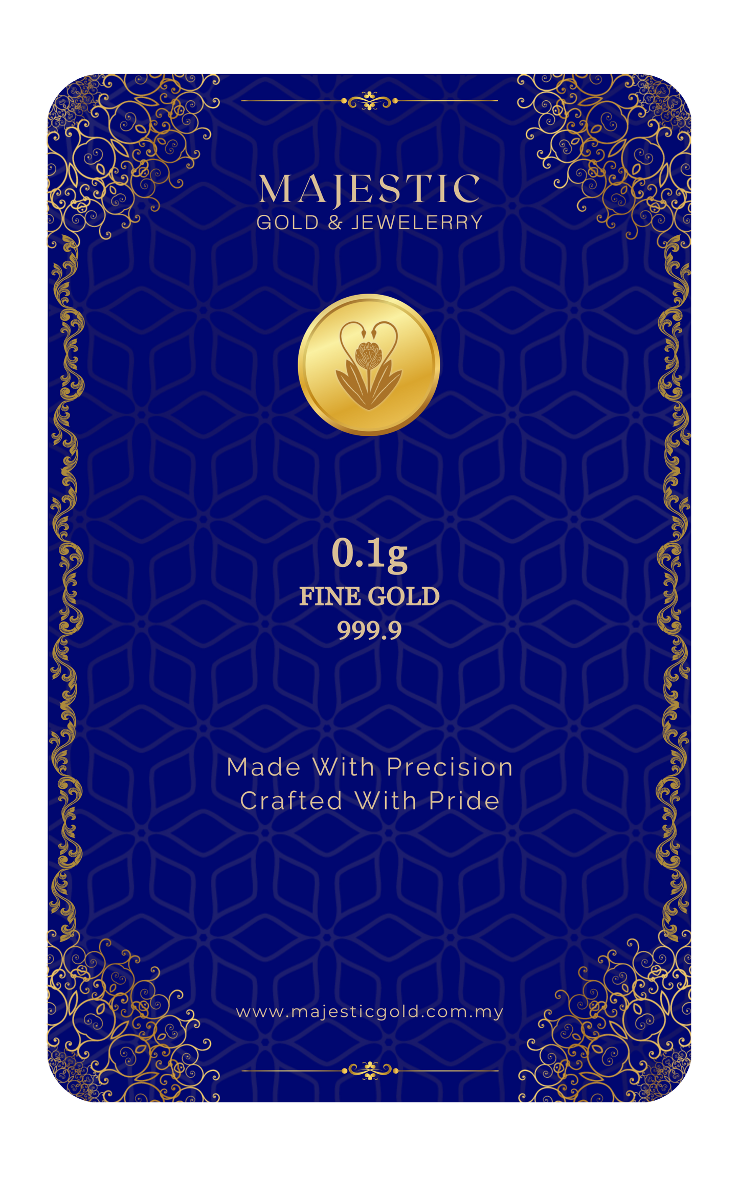 HQ Blue Series 0.1g Au999.9